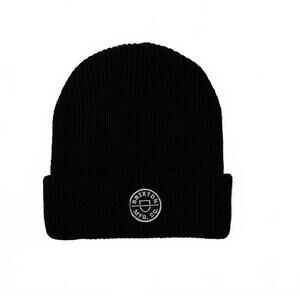 Brixton Heist Crest Beanie Black/White NWT